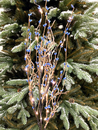 Светодиодная ветвь MicroLED 75см (30LED), цв.тепл. белый [485551]