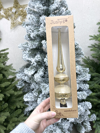 Верхушка на елку декорированная