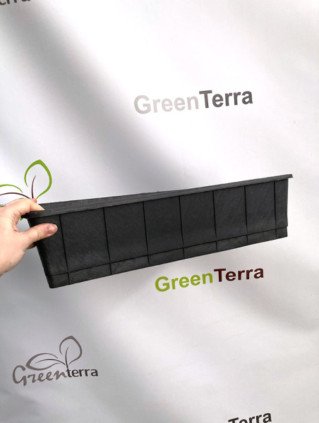 Ящик для рассады "Урожай Люкс" с доп. ребрами жесткости, 45*20*10см, 6л 