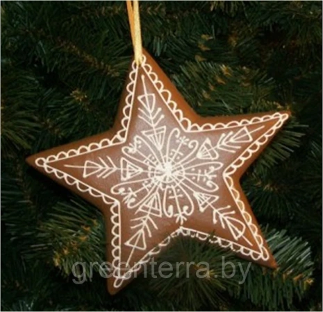 Украшение для больших елок "Пряник" 25 см