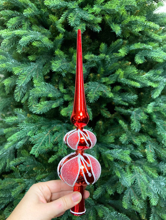 Верхушка на елку декорированная