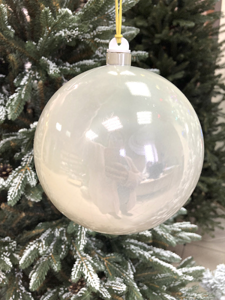 Шары пластиковые, сатин опал