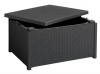 Стол-сундук из искусственного ротанга ARICA RATTAN, графитовый [221044]