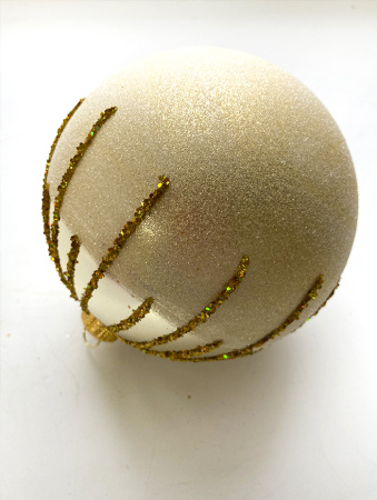 Набор шаров пластик. декор №10 разные цвета, 6см / 8см / 10см Шар пластиковый декорированный