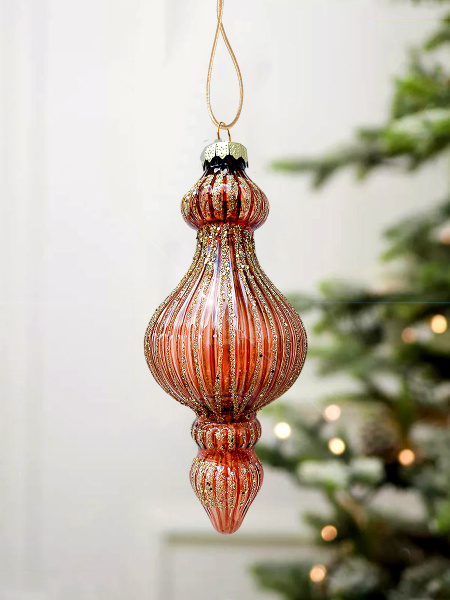 Игрушка елочная стекл. [0093-8]