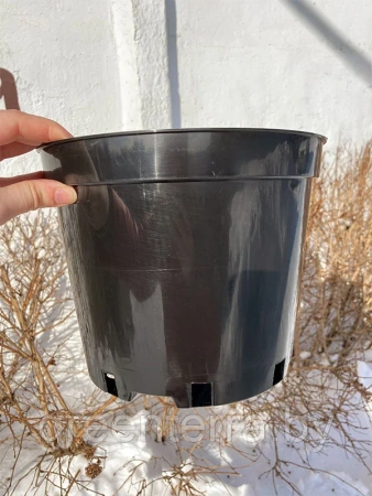 Горшок круглый литой 5л, ø 22см, высота 18см