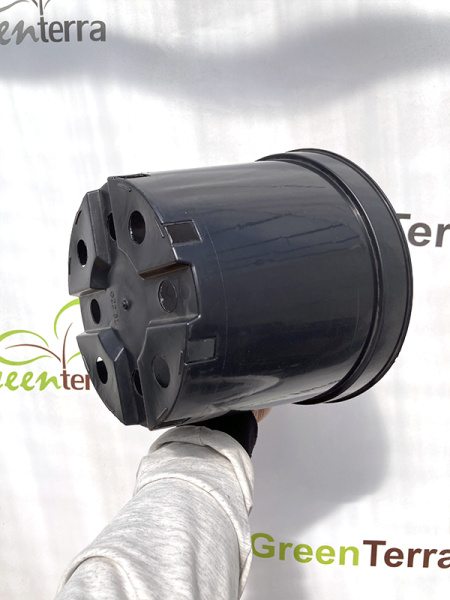 Горшок круглый литой 5л, ø 22см, высота 18см