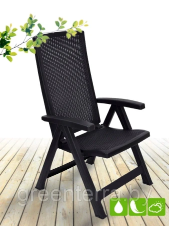 Пластиковый стул MONTREAL GRAPHIT 018 STD, чёрный [222971]