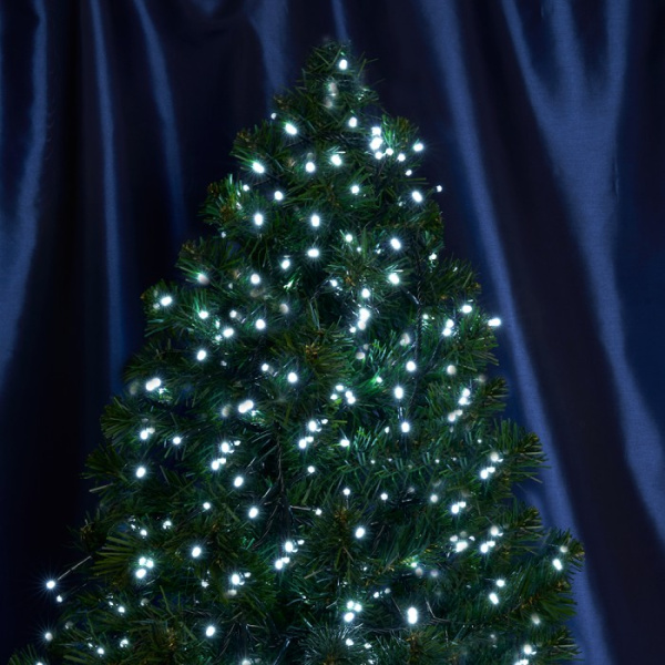 Светодиодная гирлянда Feron CL10 1000LED белый, 20м IP 20 [48180]