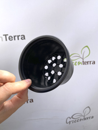 Горшок для рассады круглый формованный 0.3л, ø 9см, высота 7см.