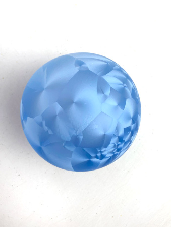 Шар елочный стекл. "Глянцевый" 8 см, [G-77]
