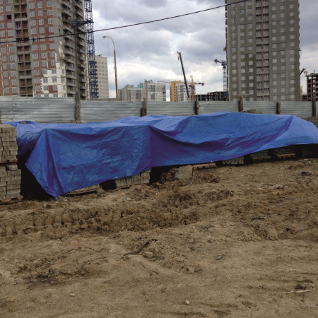 Тент полиэтиленовый 8х12 м (плотность 180гр/м2)