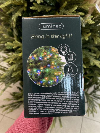 Светодиодная гирлянда LUMINEO Compact 16м, 750 мульти LED IP44 [495366]