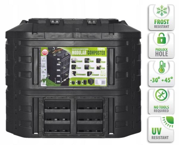 Компостер Modular на 600 литров [KOMPOST600CZAPG001]