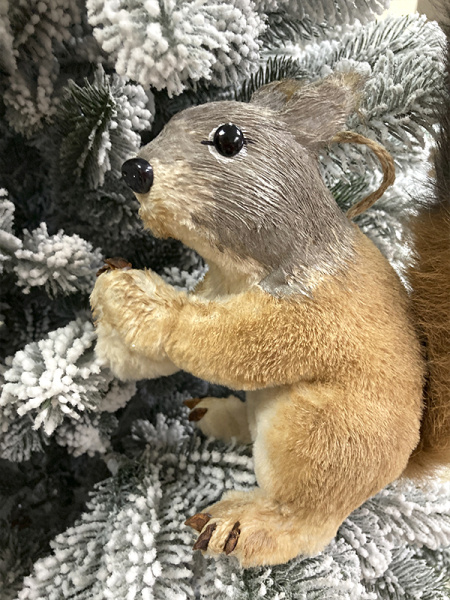 Украшение елочное Белка 33x15x23 см [67580]