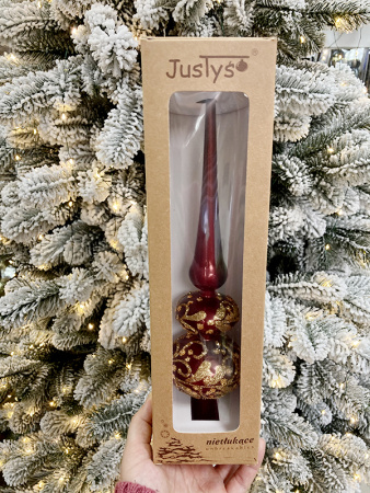 Верхушка на елку декорированная