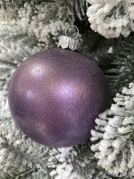 Шар елочный стекл. 8 см, [G-134s]