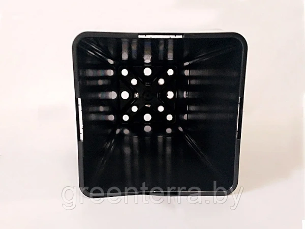 Высокий горшок для роз 2л, 11*11*21.5см.