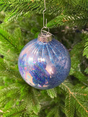 Шар елочный стекл. [5921-1]