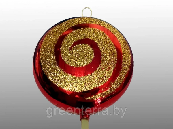 Украшение для больших ёлок "Леденец на палочке" 40см