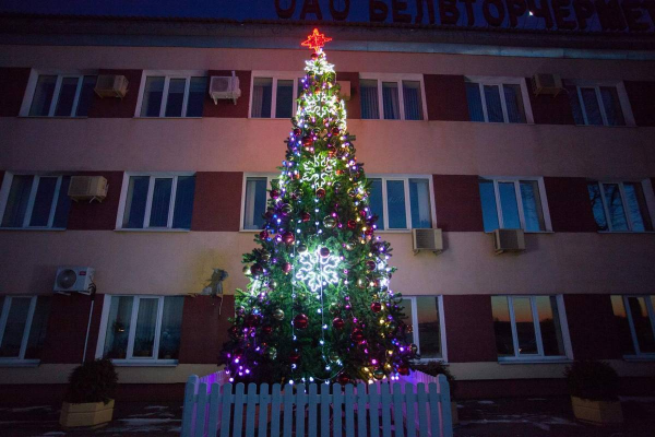 Верхушка-звезда из дюралайта, 60х60см, постоянное свечение с нитью