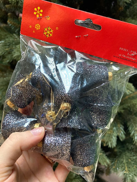 Колокольчики парча серая, 4 см (уп. 12шт) Колокольчики парча серая, 4 см (уп. 12шт)