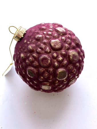 Шар елочный стекл. 10см [20206-10/B19]