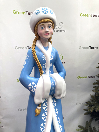 Новогодняя фигура для фотозоны "Снегурочка"