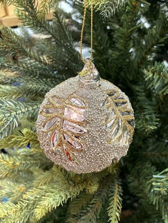Шар елочный стекл. [63540]