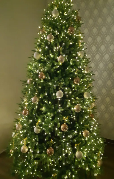 Набор шаров елочных стекл. Cashmere Rose 8см, 16 шт [140883]