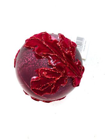 Шар елочный стекл. 10см [0634-13A/10]