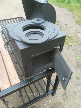 Кованый мангал (гриль, барбекю, очаг) "Прага"