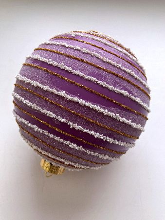 Шар пластиковый декорированный