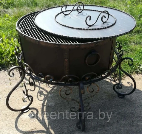 Кованый мангал-кострище "Санторин"
