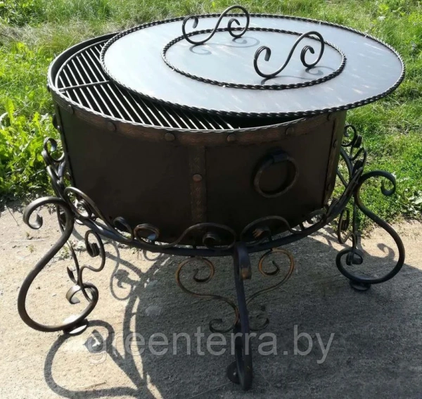 Кованый мангал-кострище "Санторин"