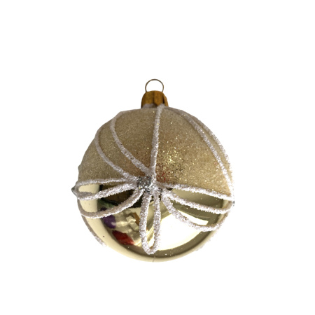 Шар пластиковый декорированный