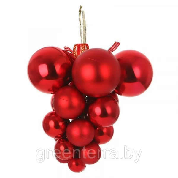 Украшение для больших ёлок "Гроздь из разных шаров" 50см и 60см Украшение для больших ёлок "Гроздь из разных шаров" 50см и 60см