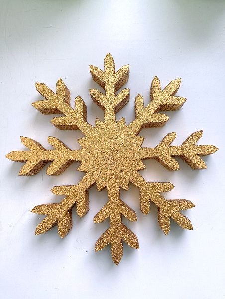 Украшение для больших елок "Снежинка 8-ти конеч." 45 см