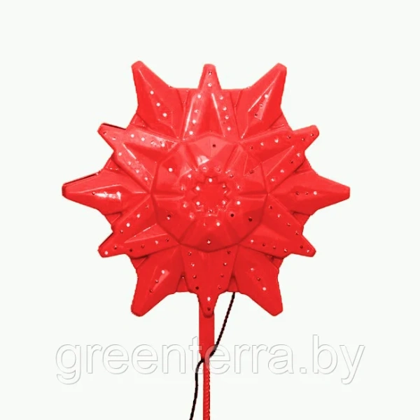 Макушка для елки "Снежинка Эконом" 50см, разные цвета