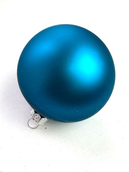 Шар елочный стекл. 8 см, [G-92]