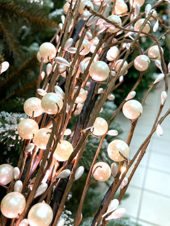 Светодиодная ветвь 16LED 75см, цв.тепл. белый (уп.2шт.) [482145]