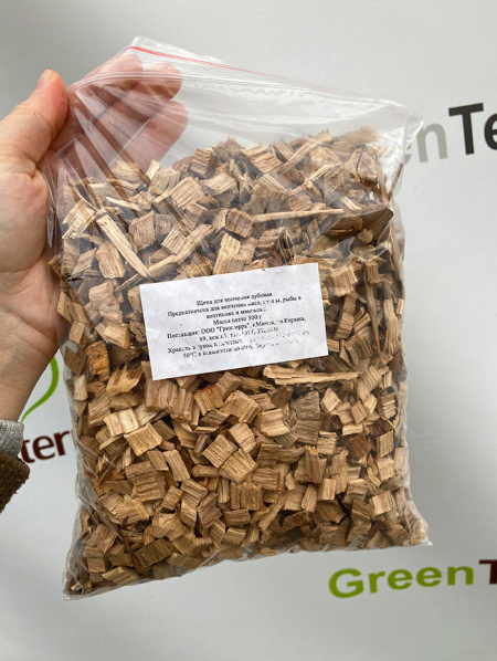 Щепа дубовая 3 дм3 (0.5 кг)