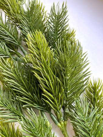 Украшение елочное "Ветка еловая литая большая" 64см [BRS-H201631A]