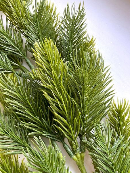 Украшение елочное "Ветка еловая литая большая" 64см [BRS-H201631A]