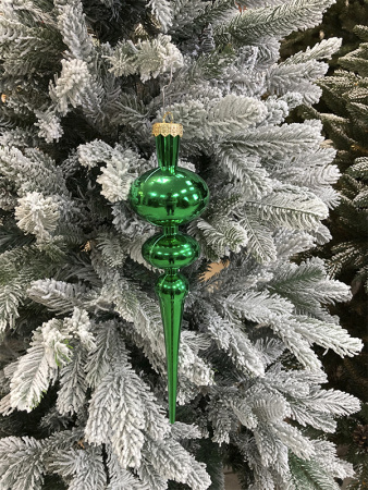Украшение елочное "Подвес" 28см ЗЕЛЕНЫЙ