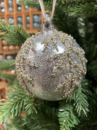 Шар елочный стекл. [67333]