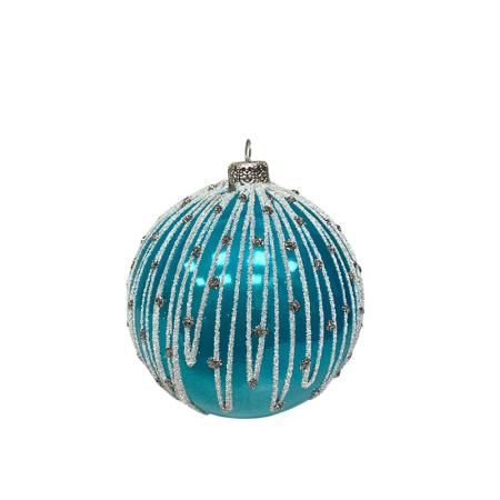 Набор шаров пластик. декор №13 разные цвета, 6см / 8см / 10см Шар пластиковый декорированный