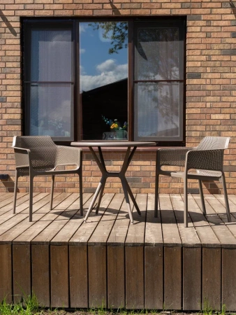 Стол круглый Teori капучино