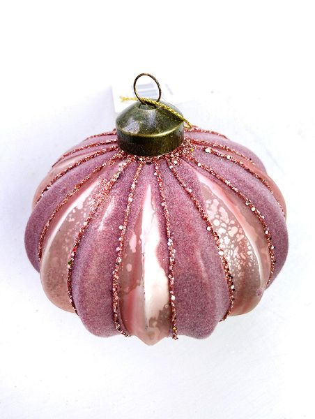 Игрушка елочная стекл. [0634-25]