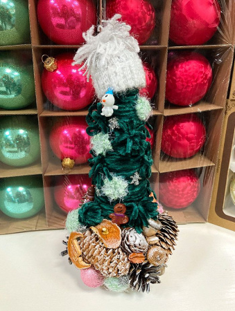 Декоративная ёлка "Лунтик"